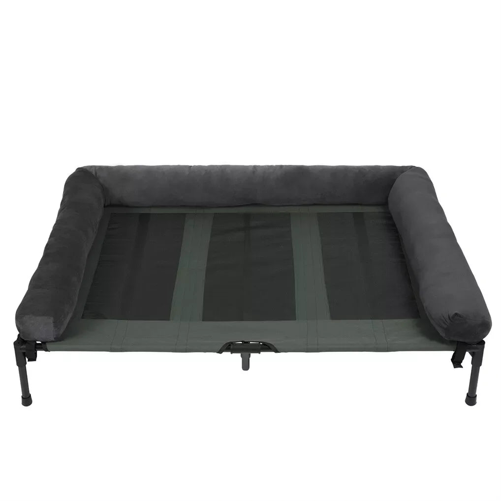 BINGOPAW Outdoor Elevated Cooling Dog Bed Lounger for Camping
