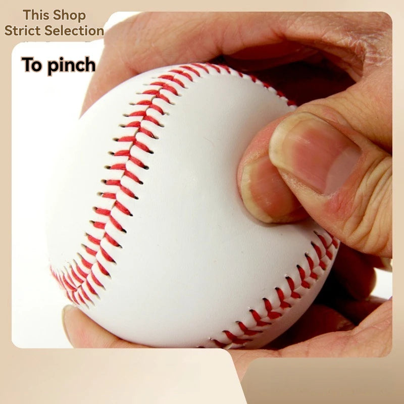Nine inches Baseball Softball Hardball Training Balls Handmade Baseballs Hard&Soft Baseball Outdoor Practice Team Game