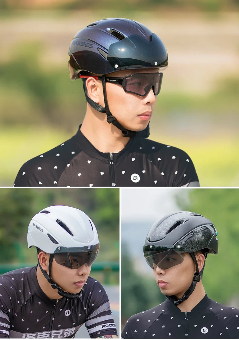 ROCKBROS Bike Helmet EPS Integrally Molded Breathable Lightweight Safety