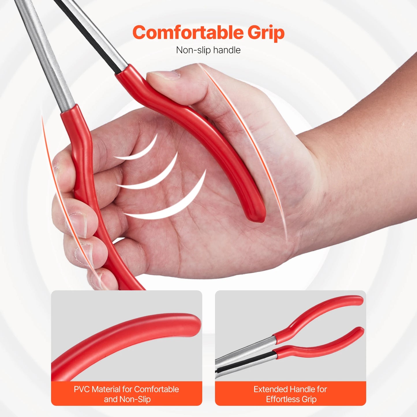 SucceBuy 5-Piece Needle Nose Pliers Set