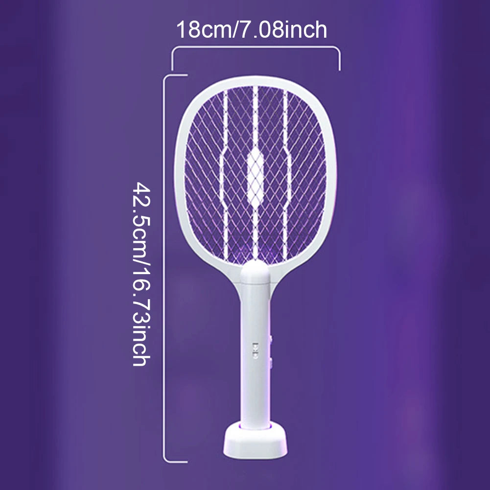 MOJOYCE 2 In 1 Electric Fly Swatter And Mosquito Trap