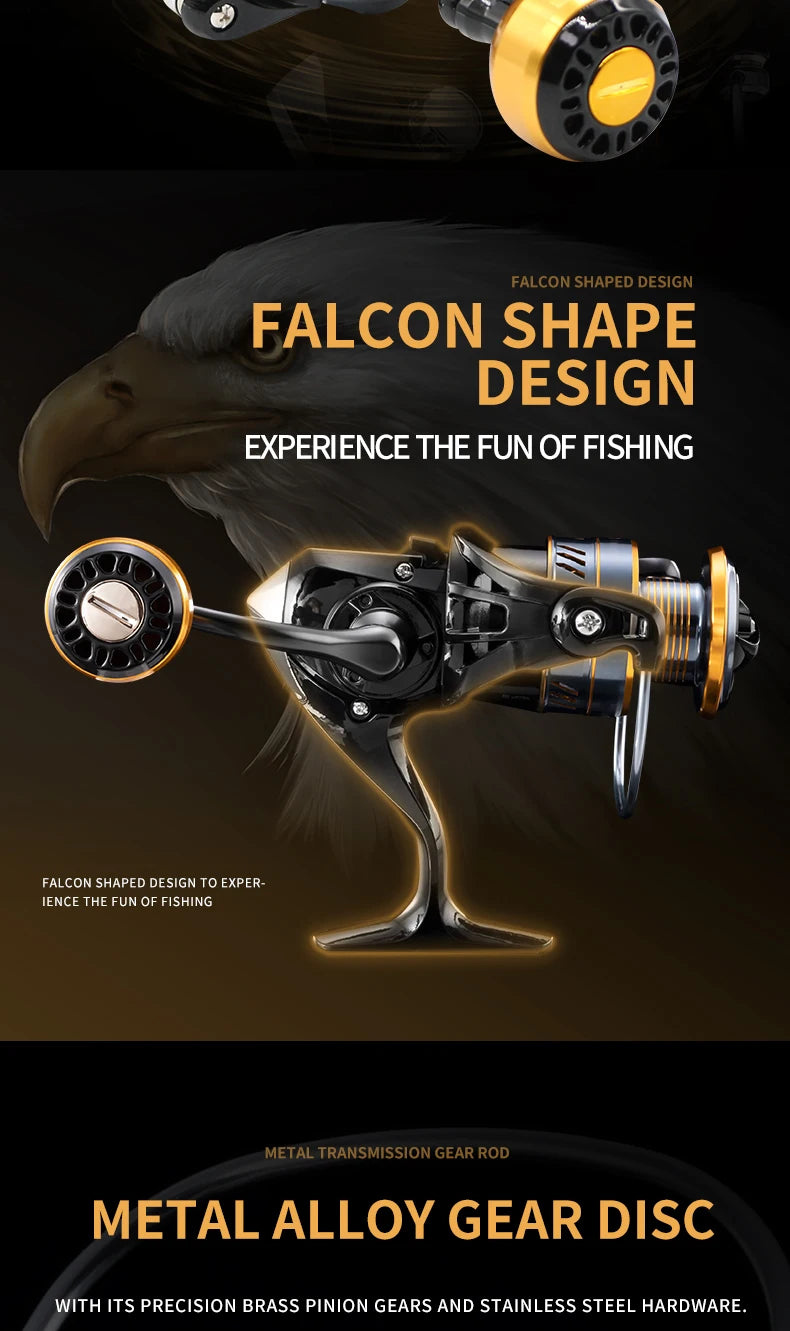J-Barzillai Spinning Fishing Reel Metal Spool High Quality Saltwater