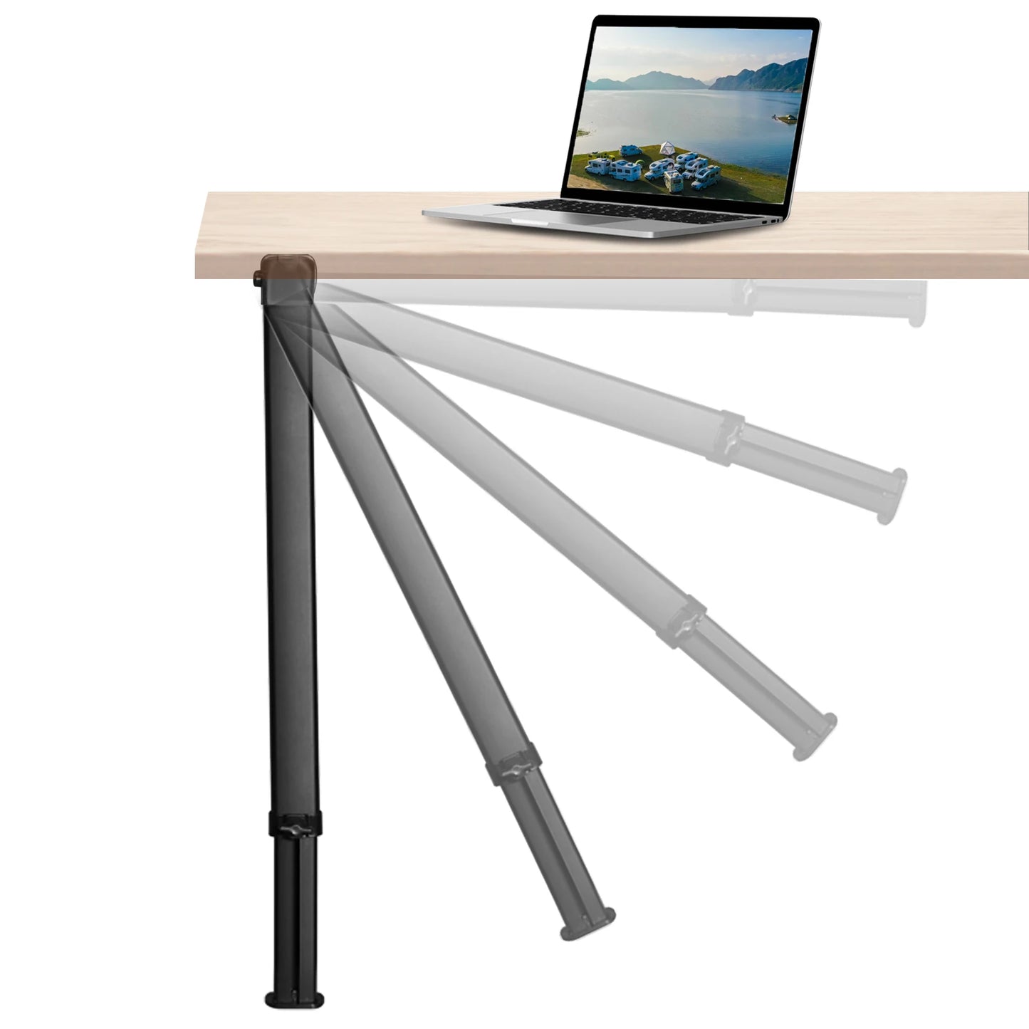 HWHongRV Folding Adjustable Telescoping RV Table Leg Aluminum Alloy