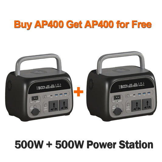 Ctolity 500W Portable Power Station 345.6Wh LiFePO4 Generator