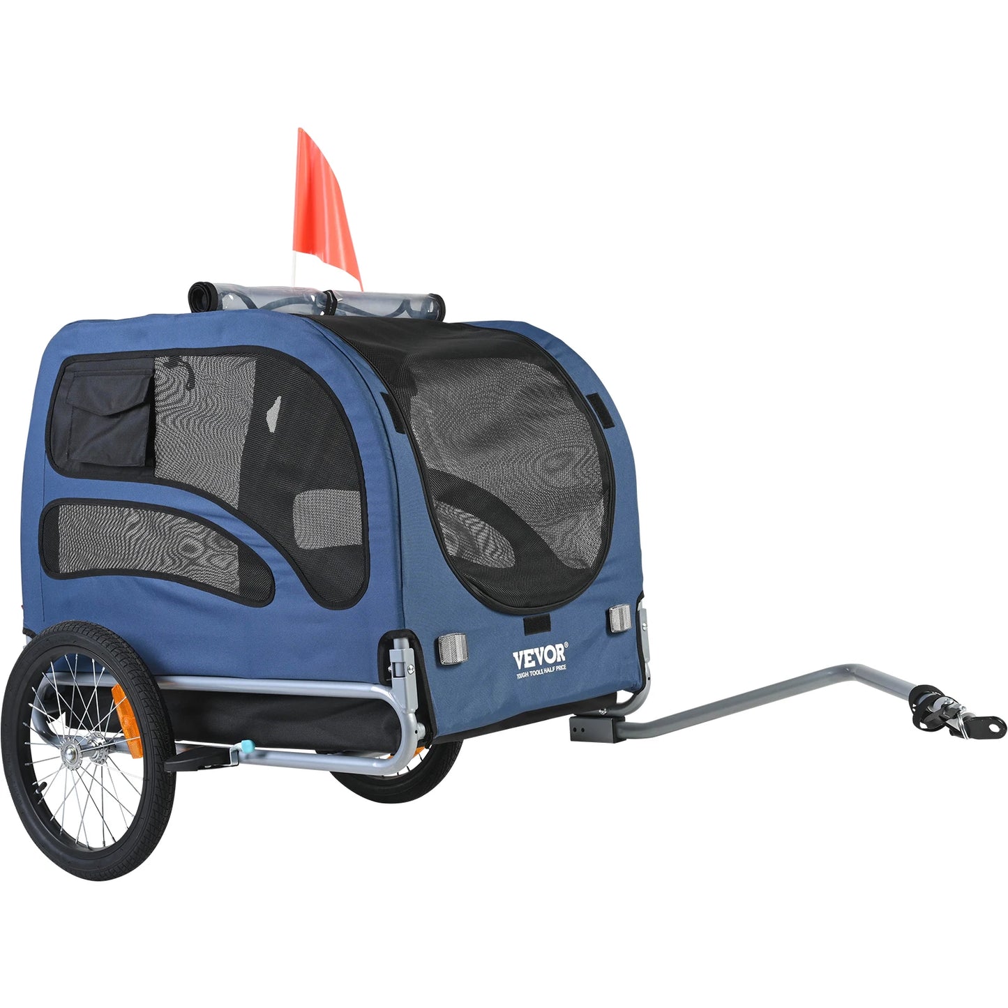 Pet Bike Trailer For Dogs Collapsible Carrier And Travel