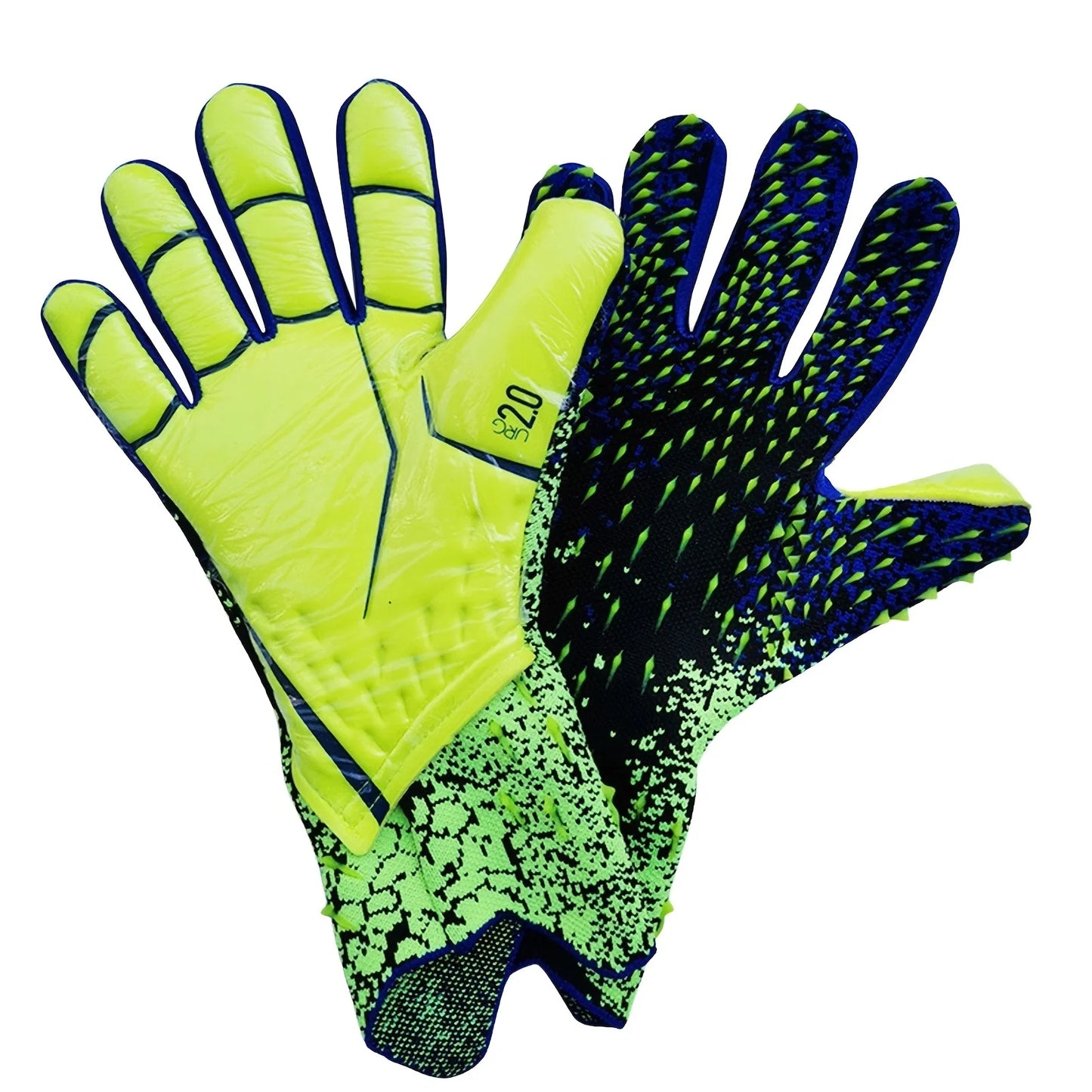 Soccer Goalie Goalkeeper Gloves for Youth & Adult, Enhanced Latex Palm Grip,Suitable for Game & Training