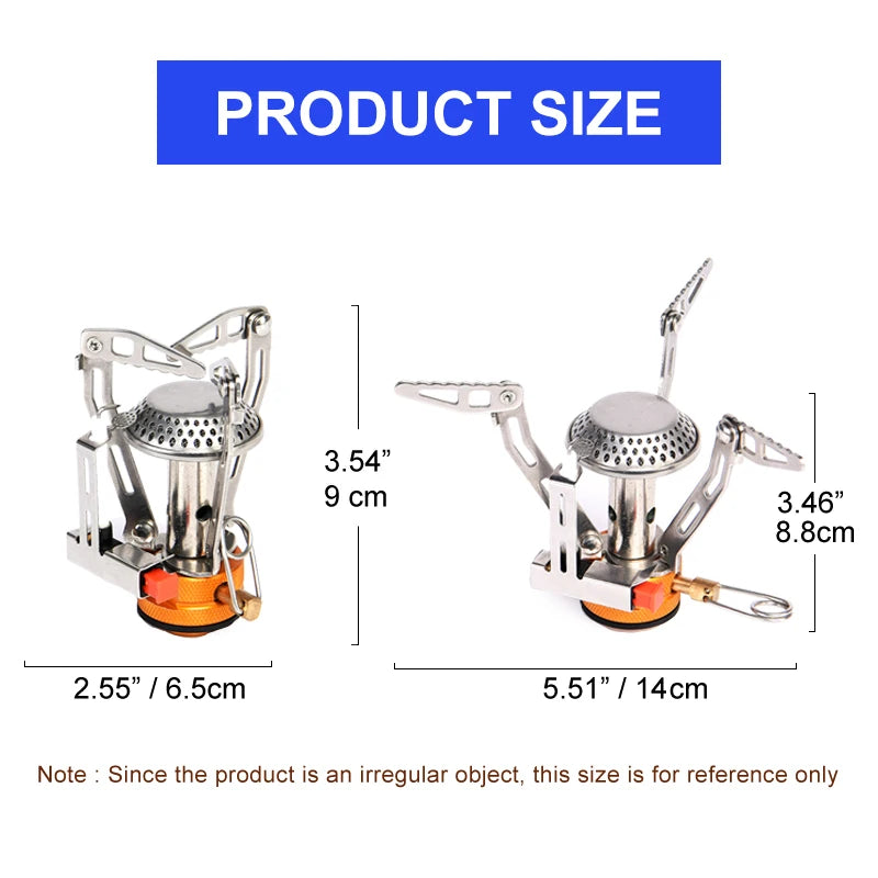 Widesea Camping Cookware Set Portable Tableware Stove
