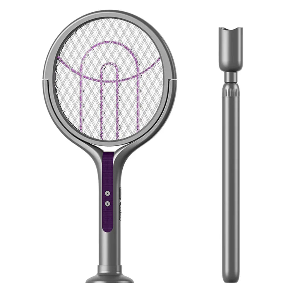Electric Fly Swatter Mosquito Zapper Lamp Rechargeable 1200mAh
