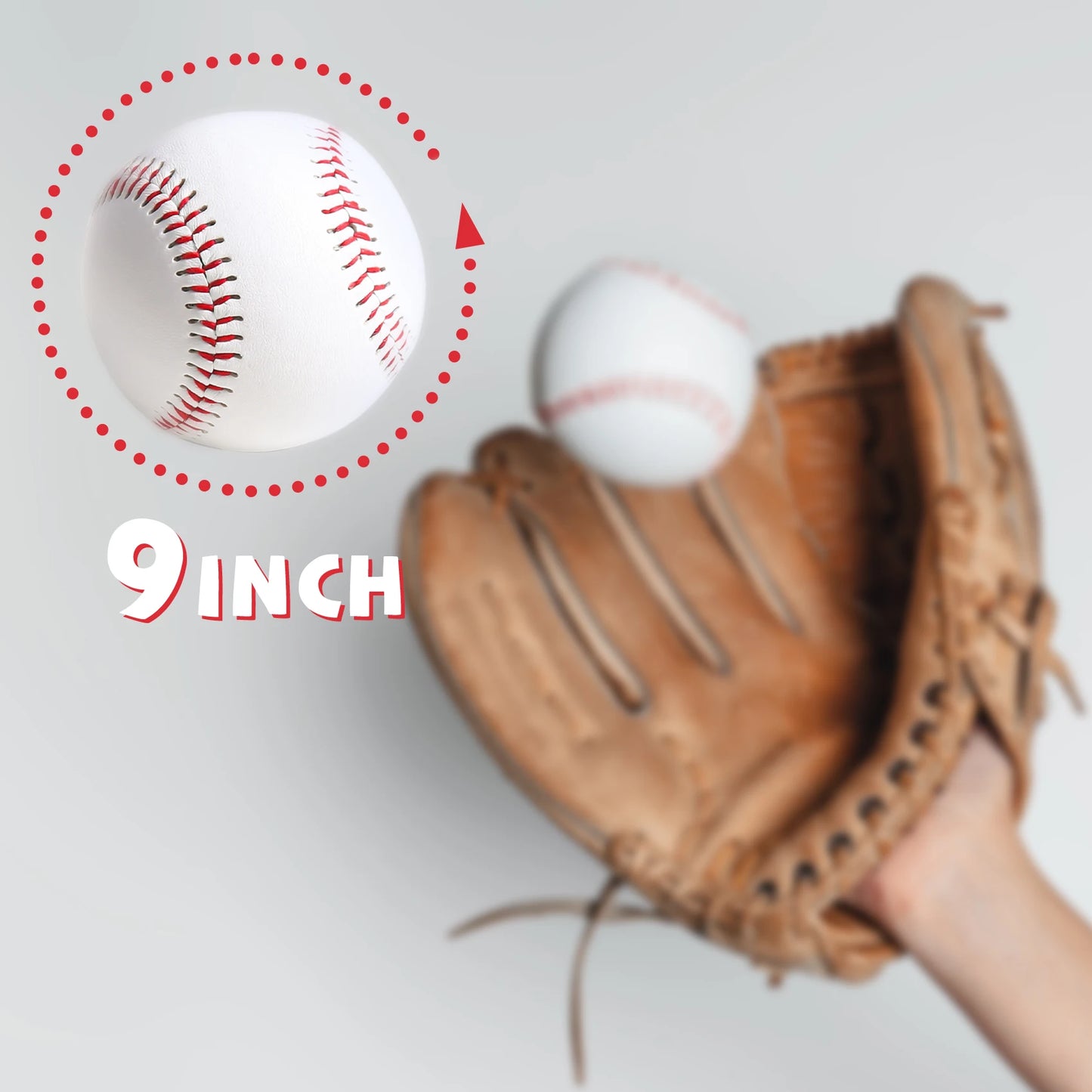 Baseball Training Balls Bucket Pack, 24 Count, Leather Covered