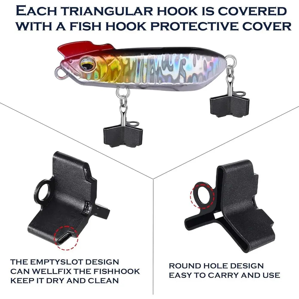 Complete 104-Piece Fishing Lure Kit: Glide Bait, Hooks, Weights, Hook Remover, and More for 2025 Christmas