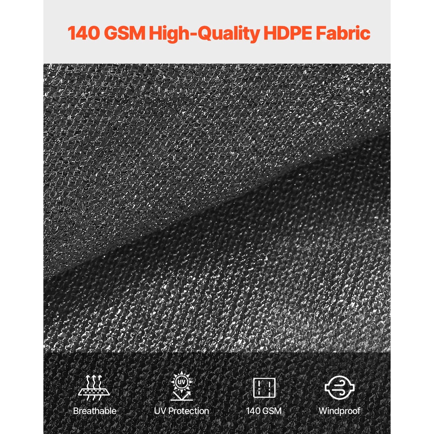SucceBuy Durable HDPE Sun Shade Cloth Netting For Gardens