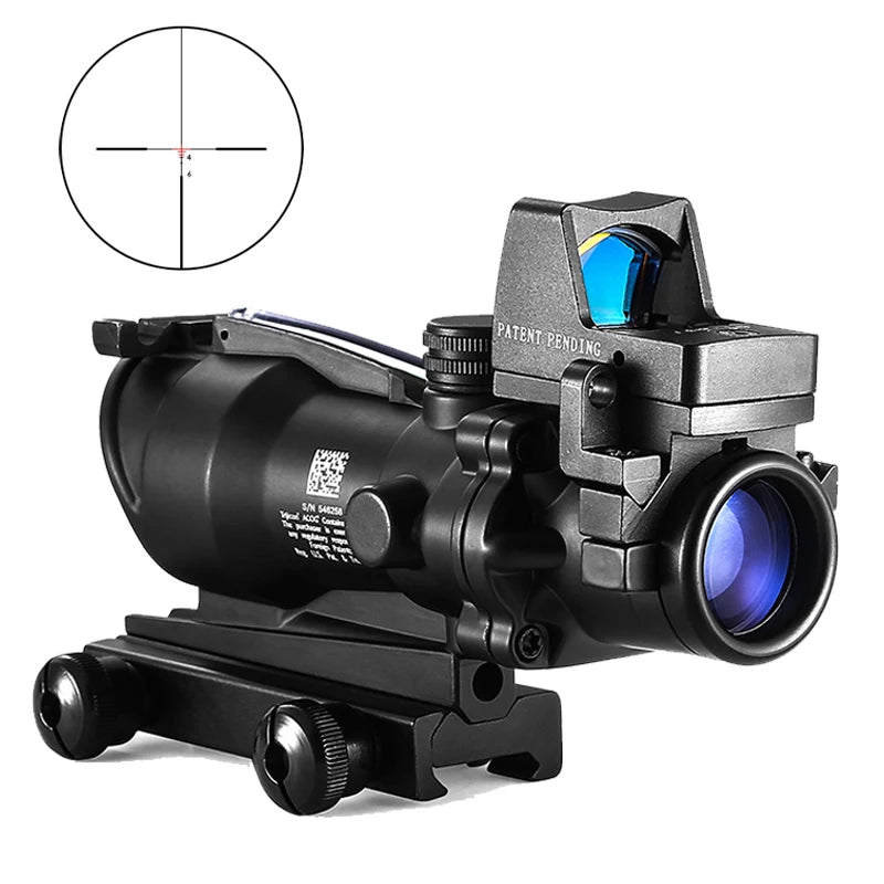 Nabila Adjustable Red Dot And 4x Scope For Hunting On 20mm Rail