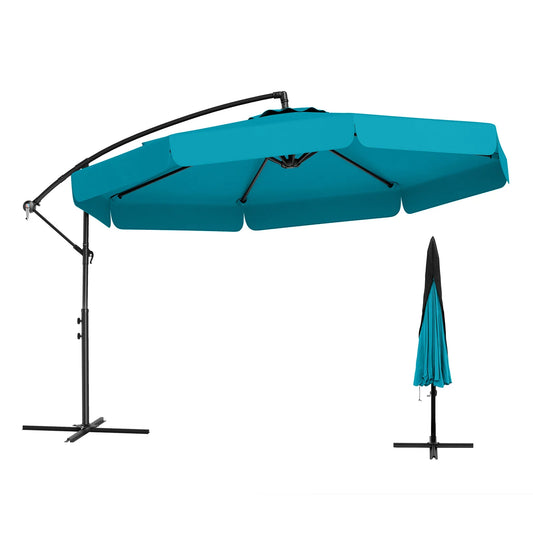 LIFEZEAL Cantilever Offset Hanging Umbrella With Cover