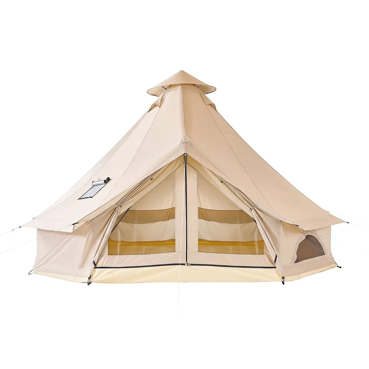 Four Season Canvas Bell Tent With Stove Jack For Camping