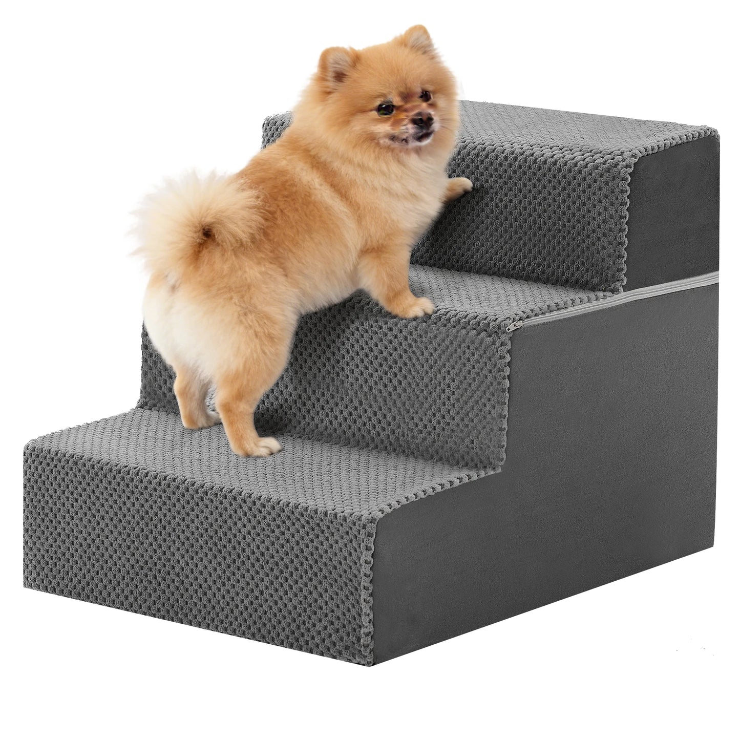3 To 5 Steps Right Angled Foam Dog Stairs Indoor Non Slip Ramp