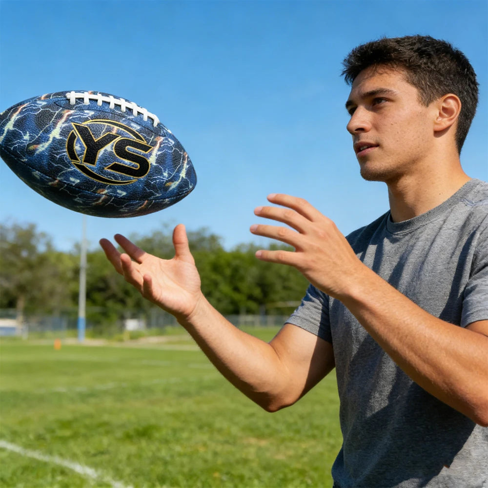 Glow In The Dark American Football With Fluorescent Material