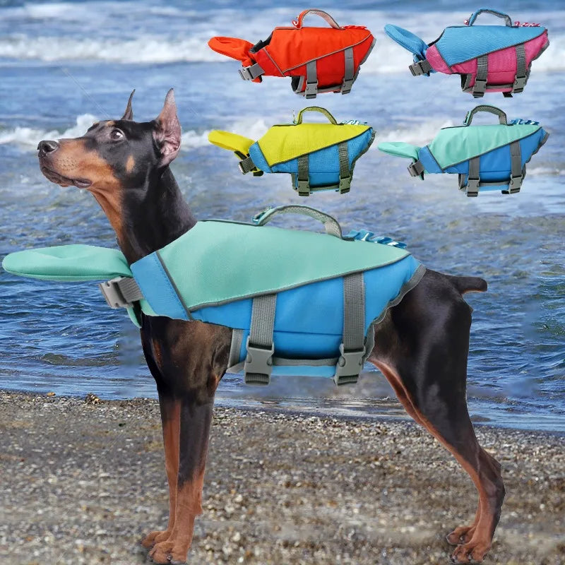 Dog Life Jacket For Summer Swimming And Surfing Water Safety Vest