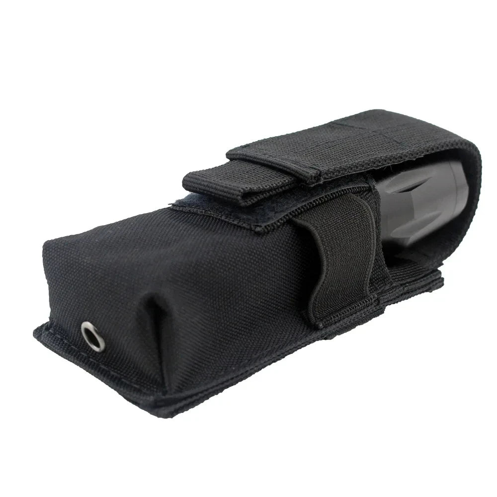 Molle Tactical Flashlight Pouch and Magazine Holder for 9mm EDC