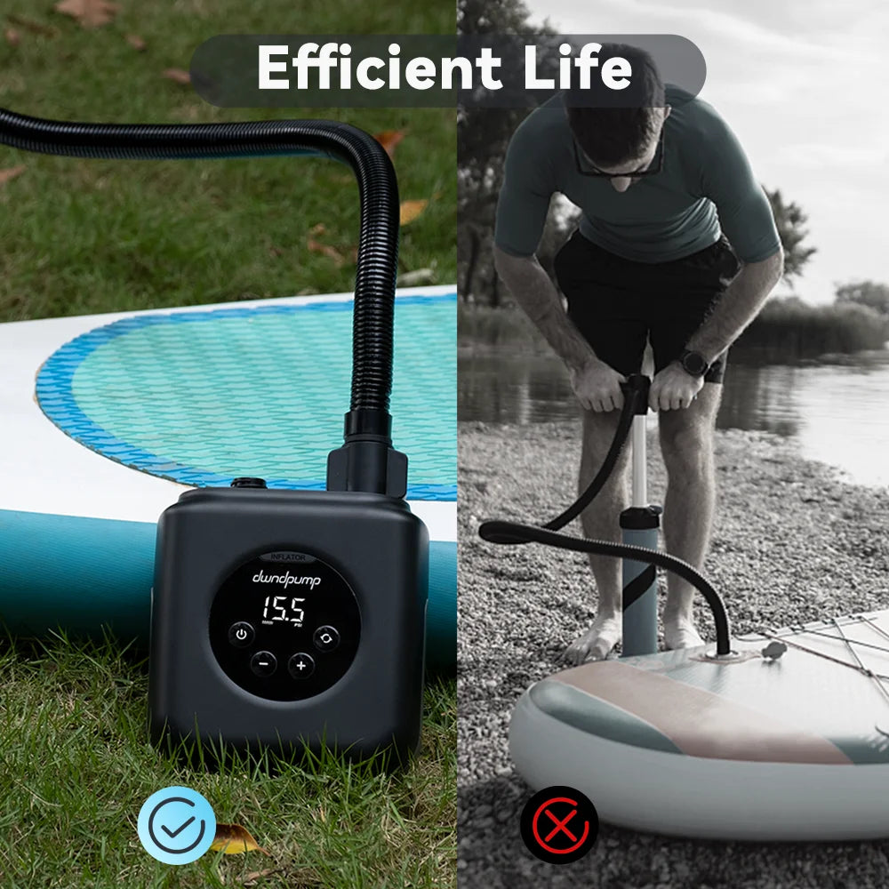 Electric Rechargeable SUP Pump for Paddle Boards and Kayaks