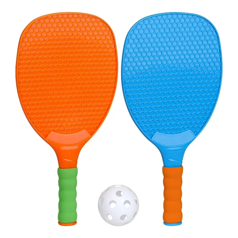 Pickleball Set, 3-Piece Set with 2 Paddles & 1 Ball - All Skill Levels, Children Ages 4+