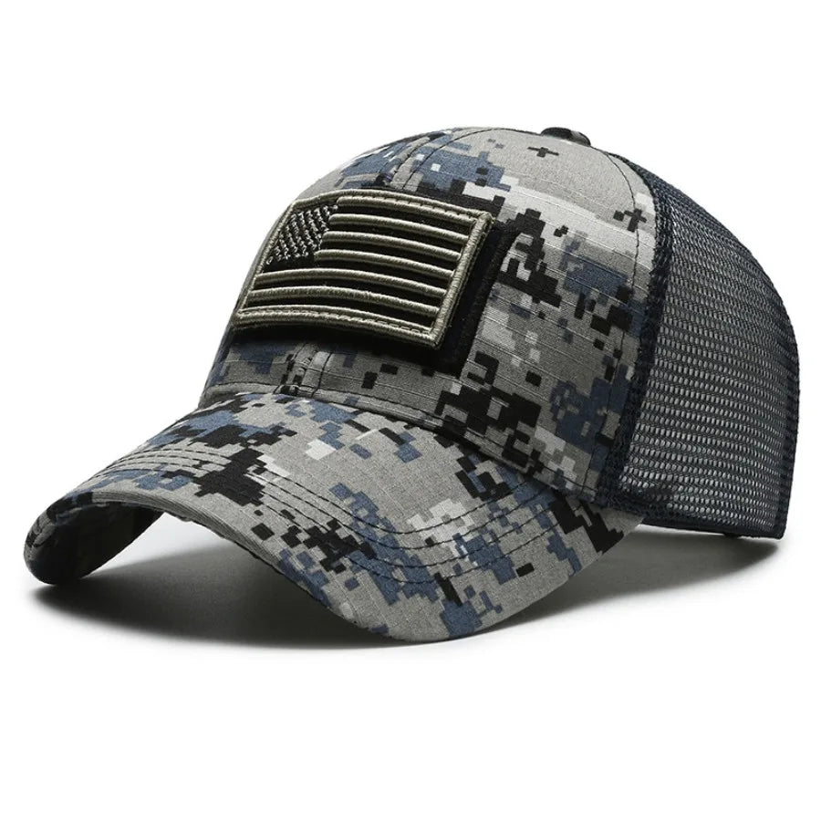 Breathable Mesh Baseball Cap Embroidered Design For Spring And Summer