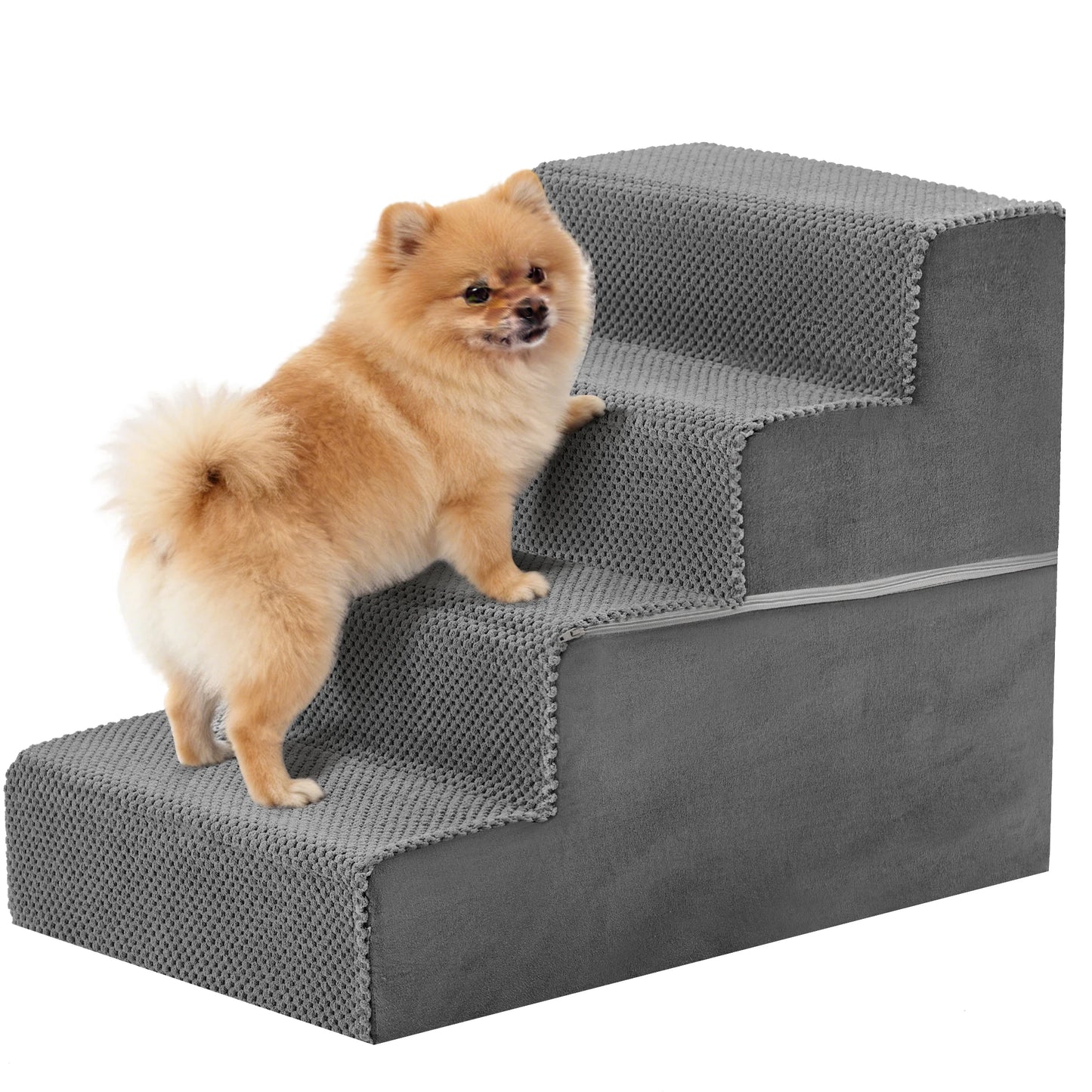 3 To 5 Steps Right Angled Foam Dog Stairs Indoor Non Slip Ramp