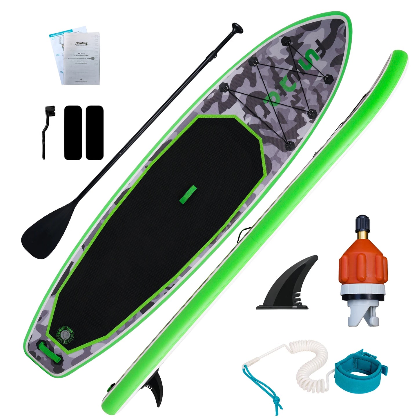 Funwater Inflatable Stand Up Paddle Board With Accessories