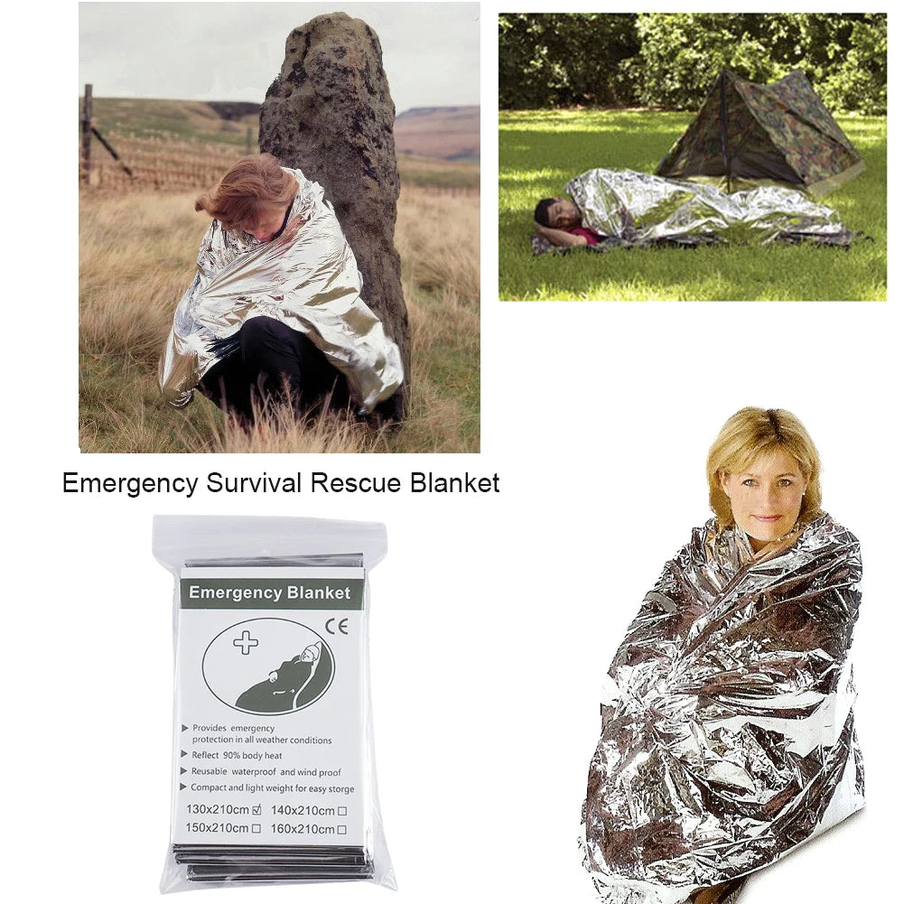 Yeston Emergency Rescue Thermal Blanket For Survival And First Aid