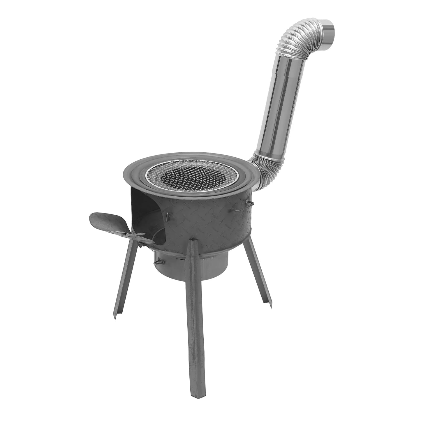 Portable Camping Wood Stove for Indoor Outdoor Cooking and Heating
