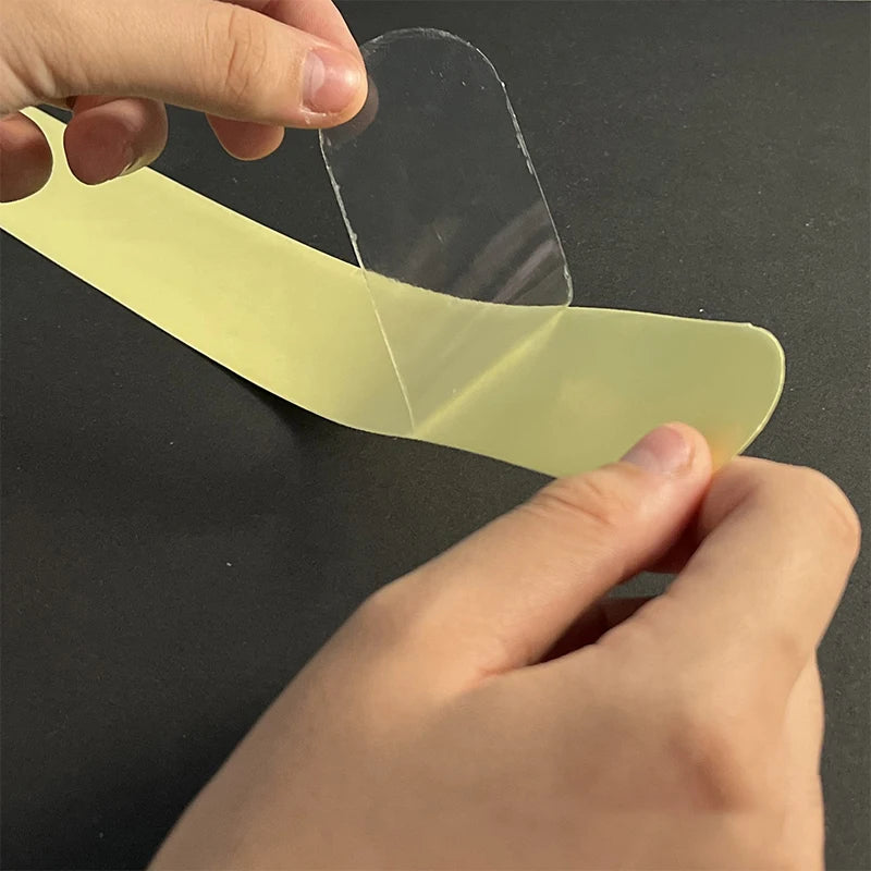 Transparent Pickleball Paddle Protection Tape Racquet Head Guard Edge Protector Transparent Racket Guard Pickleballs Accessory