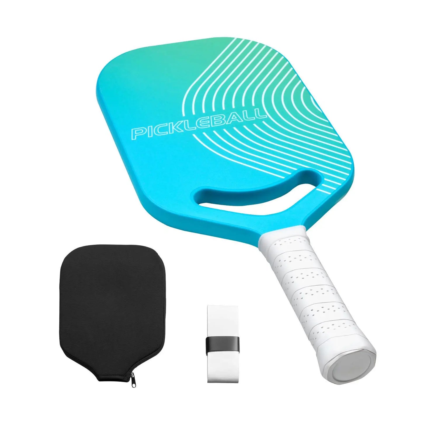 Professional Pickleball Paddle Aero Throat T700 Carbon Fiber Honeycomb Core Power Control Spin for adults Men Women