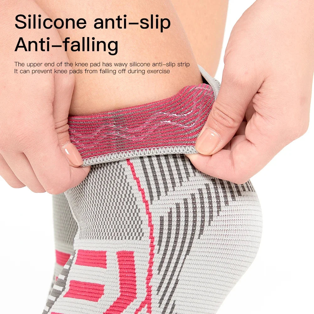 Lightweight Breathable Compression Knee Sleeve For Football Basketball