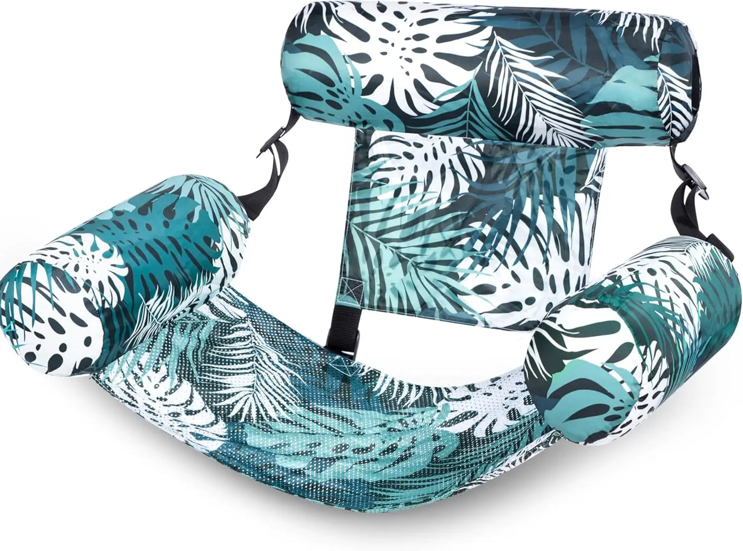 JOYFY 1/2 Pack Inflatable Pool Chair Leaf Floating Lounger for Adult Inflatable Pool Float Water Summer Party Beach Lake Chair