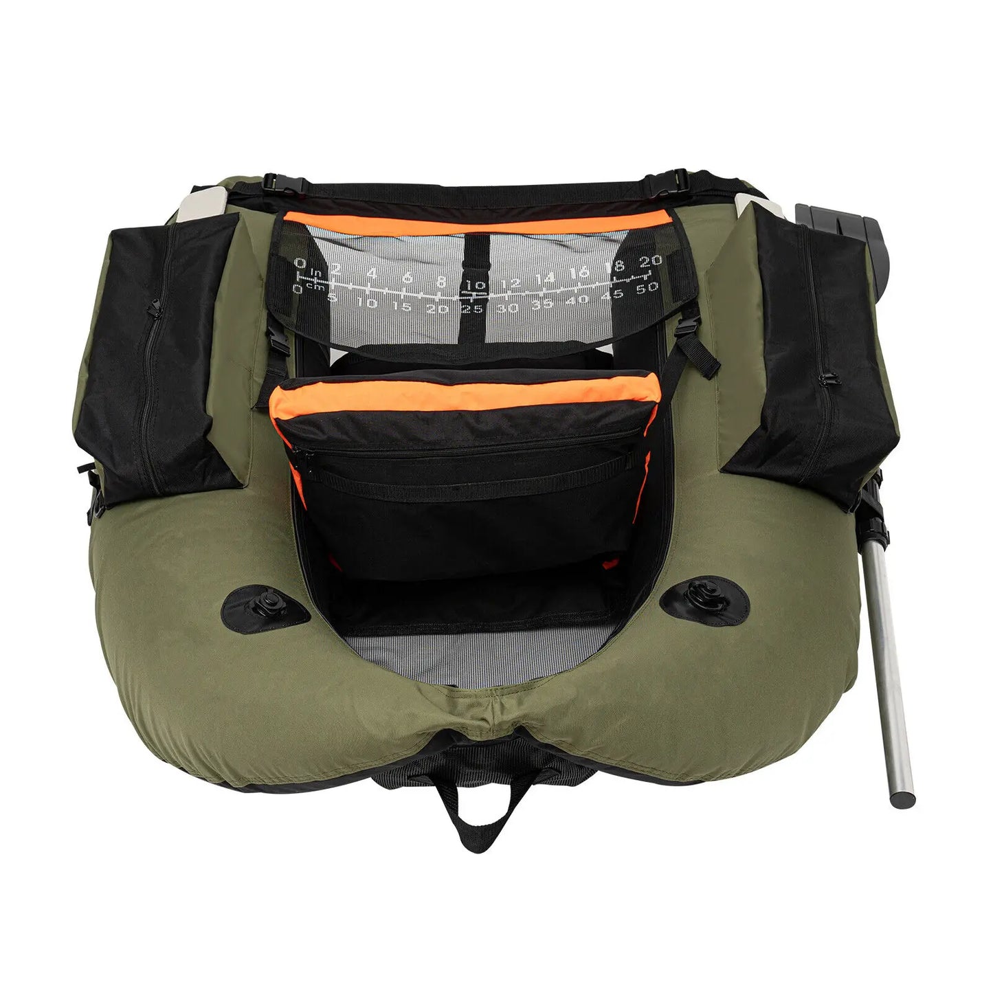 Outdoor Inflatable Fishing Boat With Adjustable Backrest