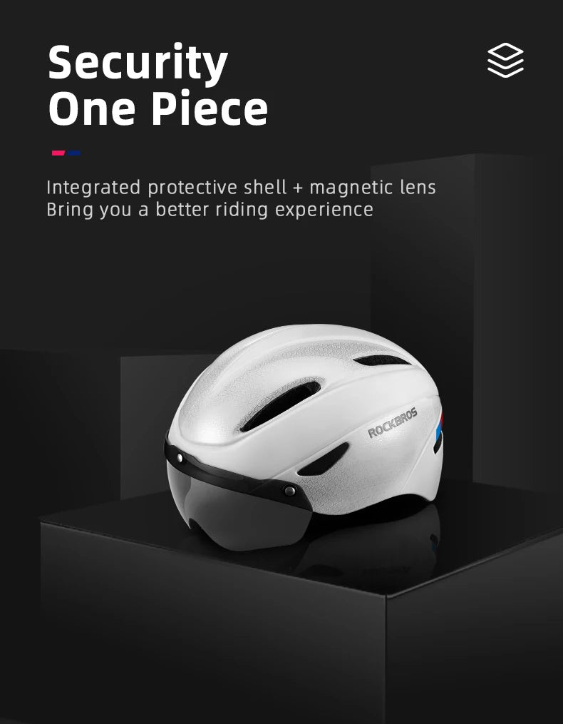 ROCKBROS Bike Helmet EPS Integrally Molded Breathable Lightweight Safety