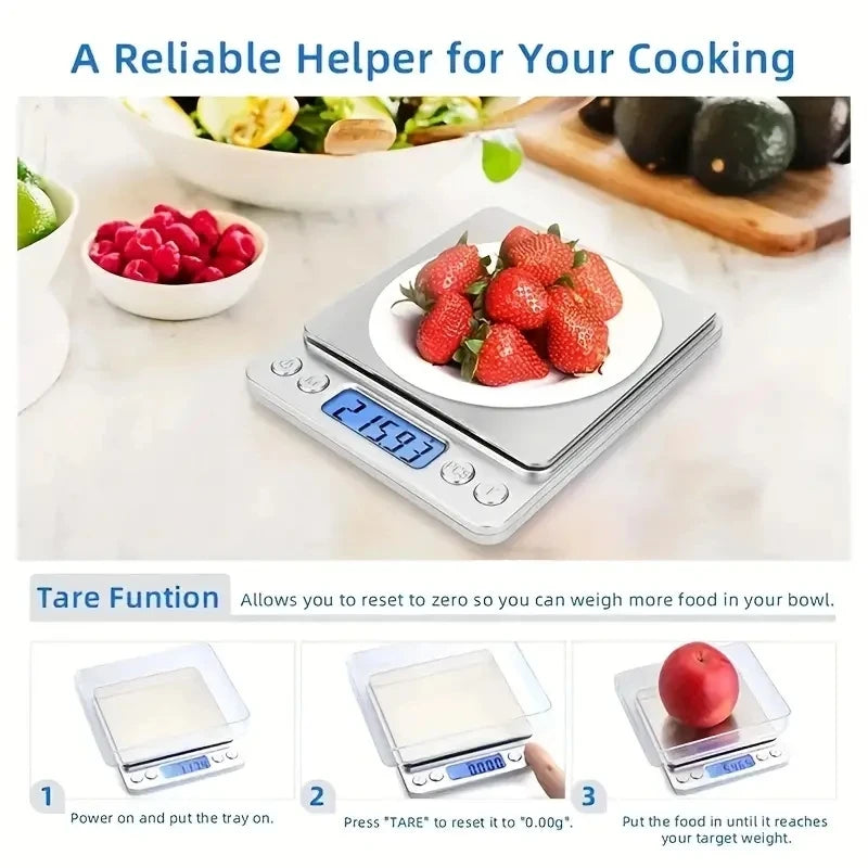 Portable Mini Pocket Digital Scale 3000g 0.1g High Precision
