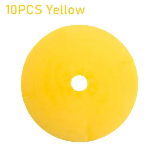 10 Pack Soccer Flat Cones Discs For Speed Agility Training