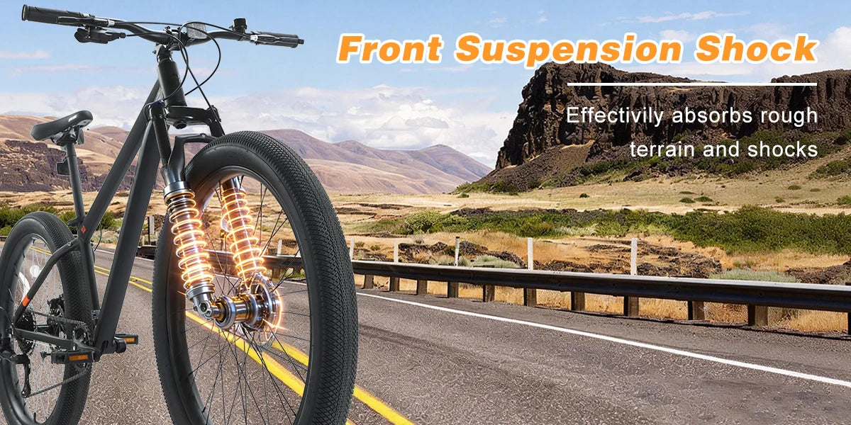 Spatial MT275FSPRO Hardtail Mountain Bike With Suspension And Disc Brakes