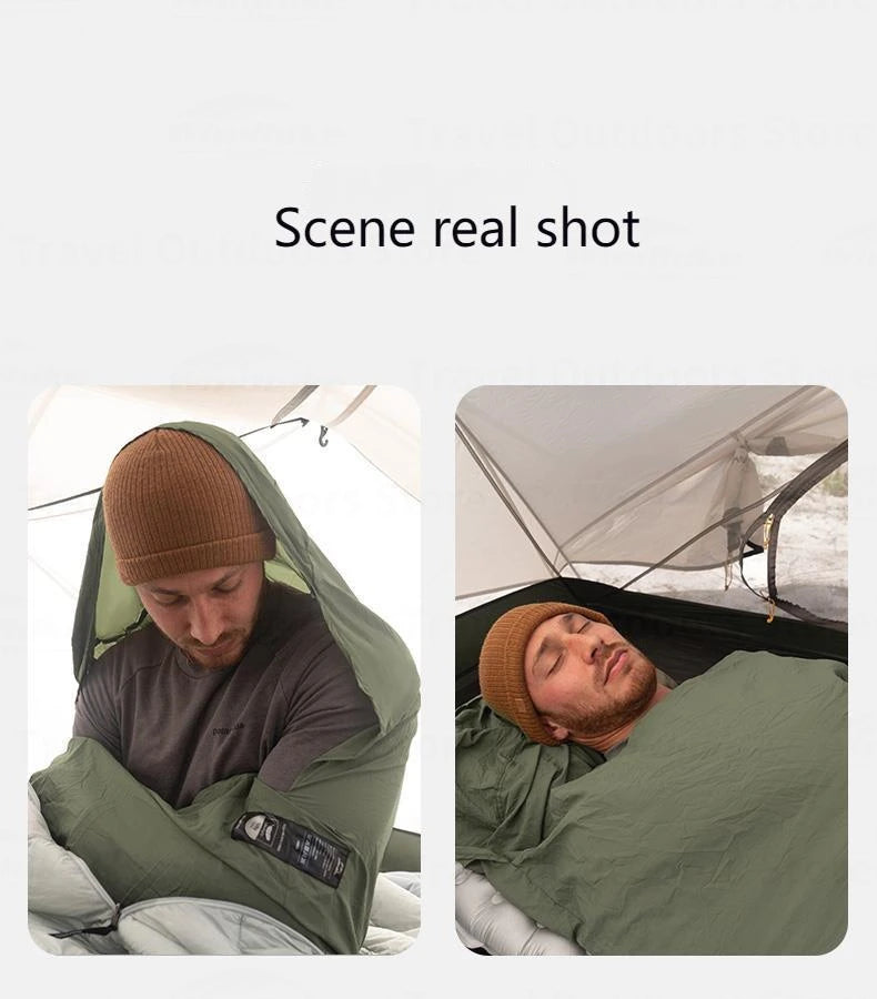 Ultralight Sleeping Bag Liner Soft Stretch Envelope For Camping Travel