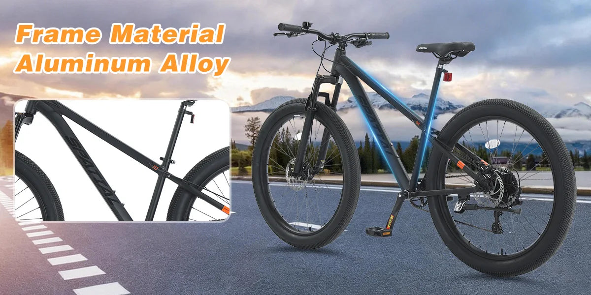 Spatial MT275FSPRO Hardtail Mountain Bike With Suspension And Disc Brakes