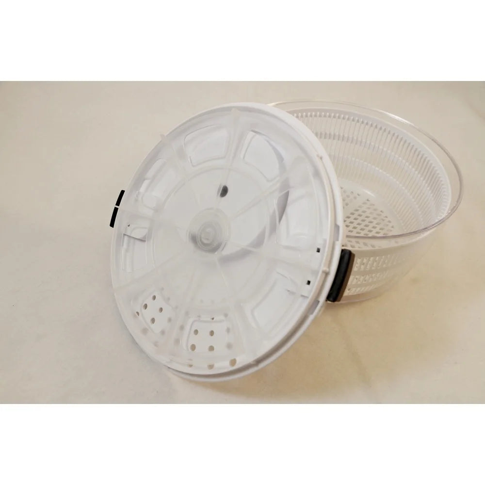 Salad Spinner with Locking Lid High Speed Knob Straining Bowl Colander Fruits and Vegetables Easy Salad Preparation
