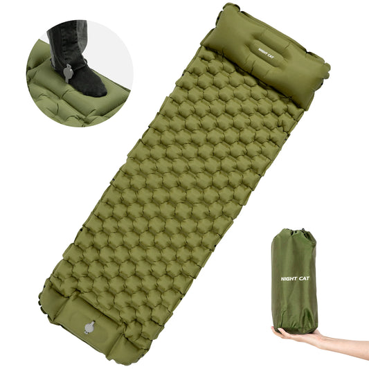 Ultralight Waterproof Air Mattress With Pillow Insulated Outdoor Pad TPU