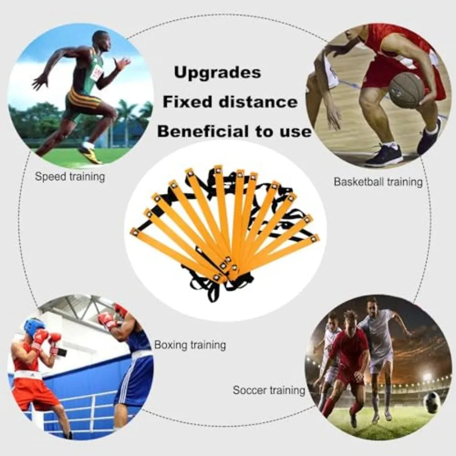 Agility Ladder Set For Speed Training With Cones Jump Rope