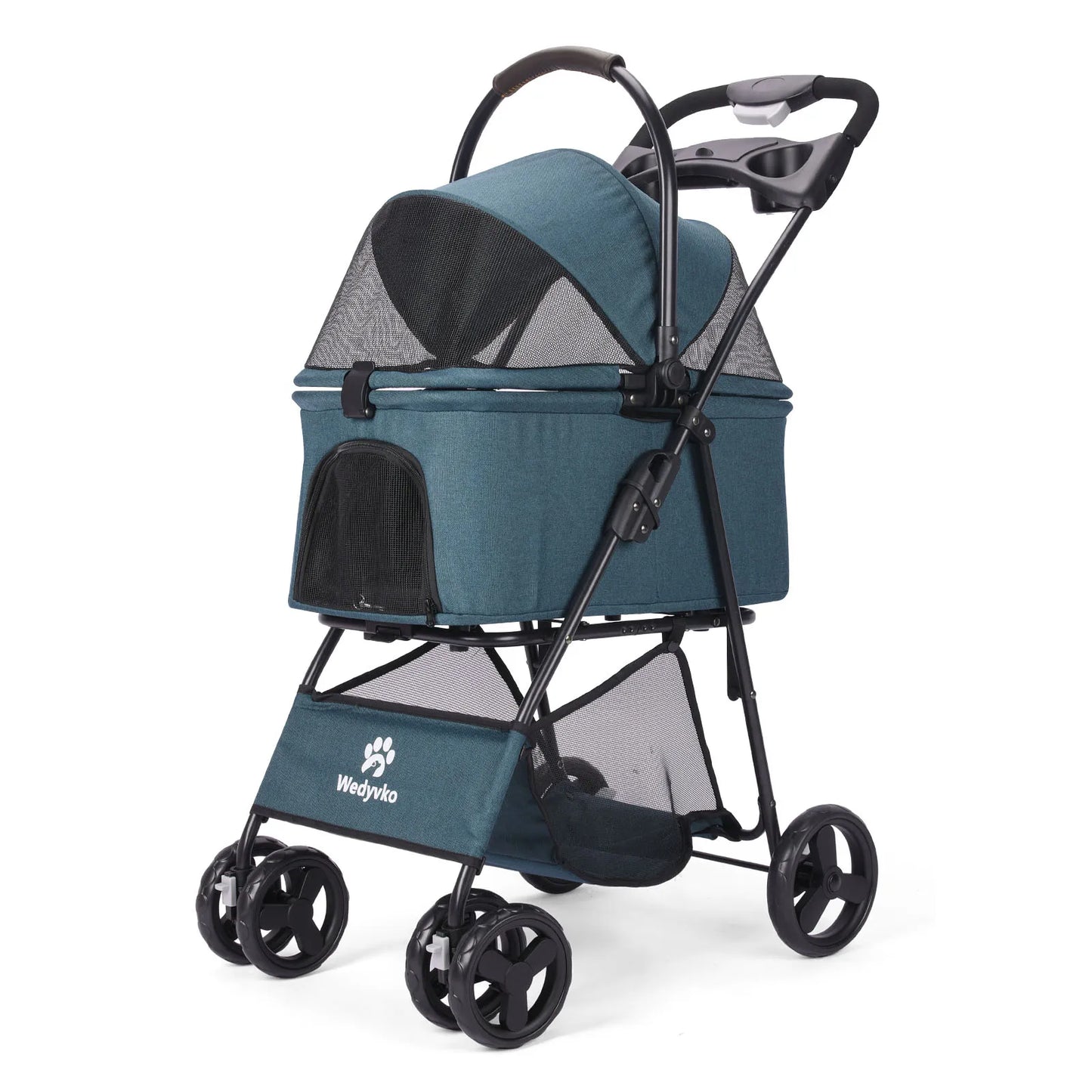 3 In 1 Pet Stroller With Removable Carrier For Small And Medium Dogs Cats