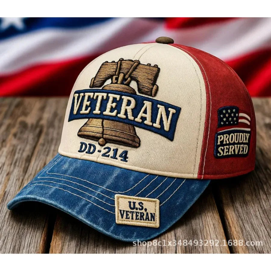 Breathable Patriotic Baseball Cap US Anniversary Tribute Hat Washed