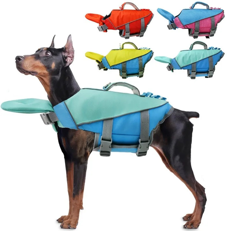 Dog Life Jacket For Summer Swimming And Surfing Water Safety Vest
