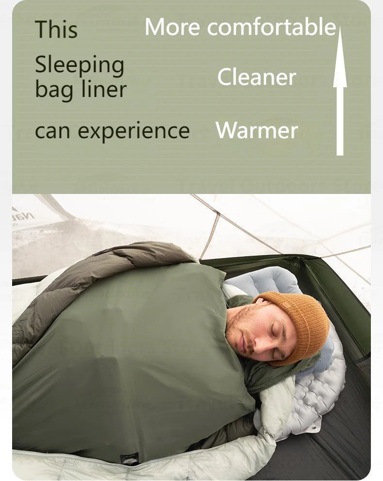 Ultralight Sleeping Bag Liner Soft Stretch Envelope For Camping Travel