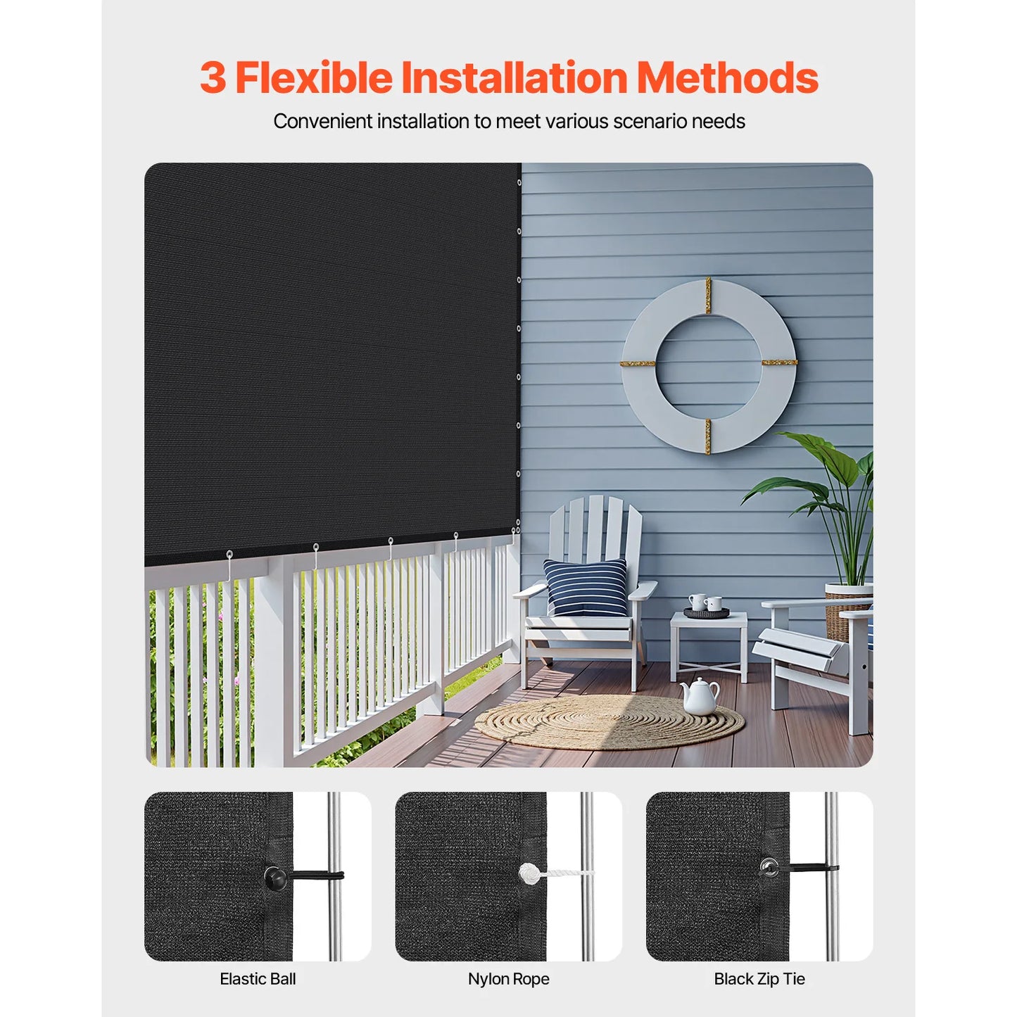 SucceBuy Durable HDPE Sun Shade Cloth Netting For Gardens