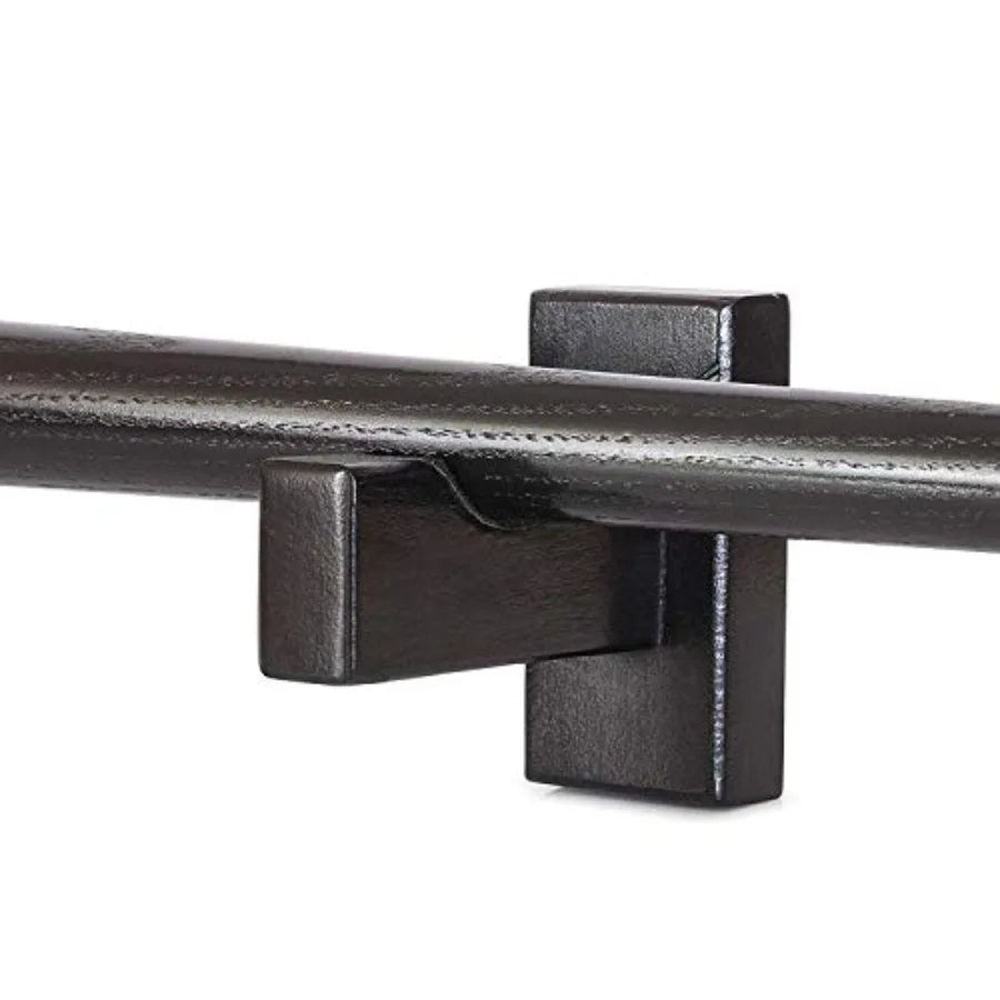 2PCS Baseball Bat Display Case, Baseball Bat Hanger Holder, Baseball Bat Horizontal Rack, Baseball Bat Bracket - Black