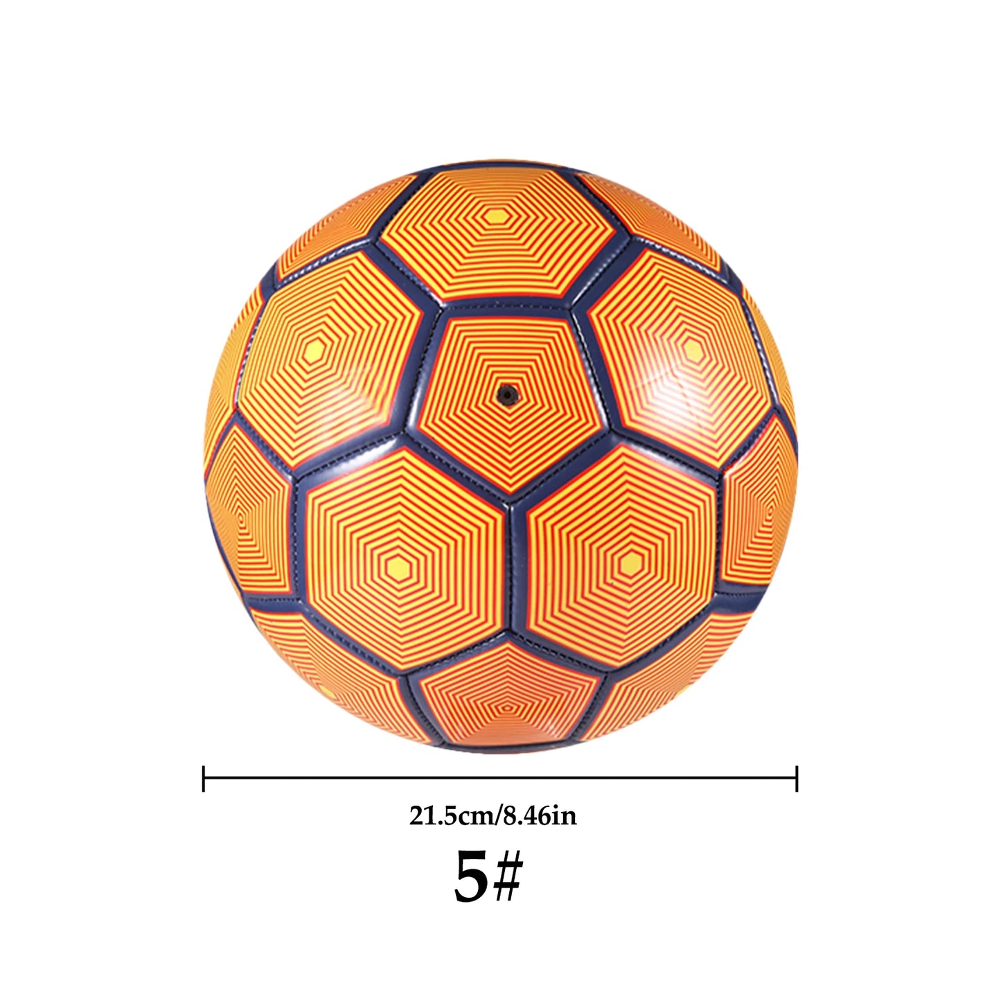 Durable Construction Training Ball For Children Size 5 Seamless Lustrous Finish Soccer Ball